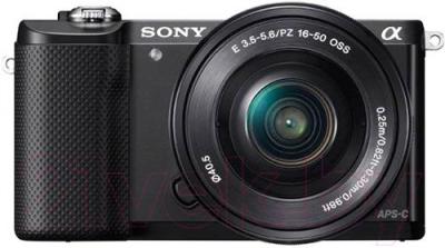 Беззеркальный фотоаппарат Sony ILCE-5000Y - вид спереди