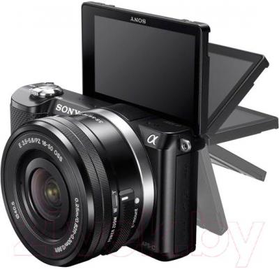Беззеркальный фотоаппарат Sony ILCE-5000Y - поворотный экран