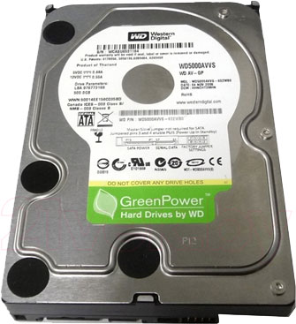 Жесткий диск Western Digital AV-GP 500GB (WD5000AVCS) - общий вид
