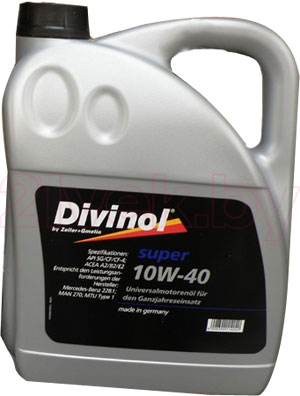 Моторное масло Divinol Super 10W-40 (4л) - общий вид