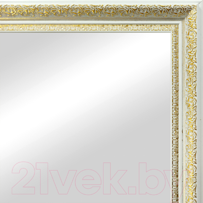 Зеркало Континент Версаль 50x95 (белое золото)