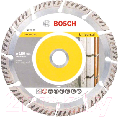 Изображение товара Отрезной диск алмазный Bosch 2.608.615.063