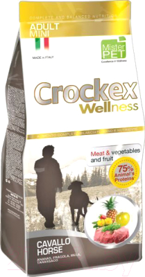 Сухой корм для собак Crockex Wellness Mini Adult Horse & Rice /  MCF3002 (2кг)