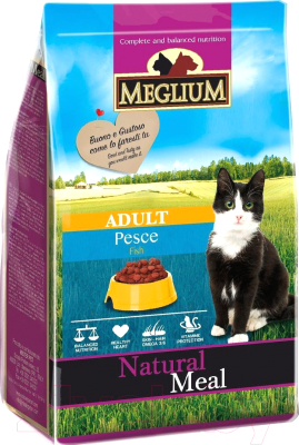 Сухой корм для кошек Meglium Cat Fish / MGS0201 (1.5кг)