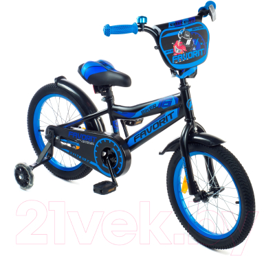 Детский велосипед FAVORIT Biker / BIK-16BL (синий)