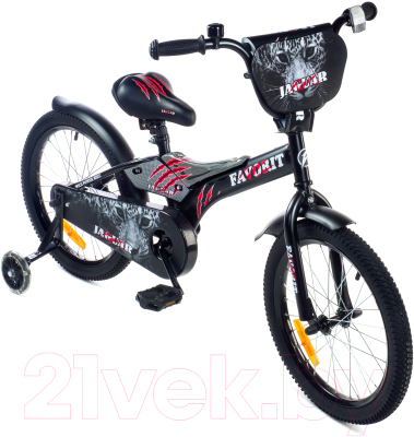 Детский велосипед FAVORIT Jaguar / JAG-18BK (черный)