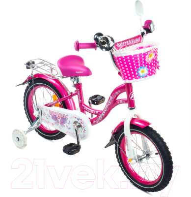 Детский велосипед FAVORIT Butterfly / BUT-14PN (розовый)