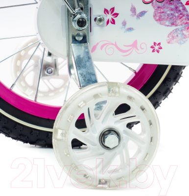 Детский велосипед FAVORIT Butterfly / BUT-14VL (фиолетовый/белый)