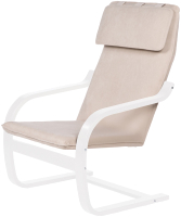 Кресло мягкое Мебелик Малави (твист 02/береза белая) - 