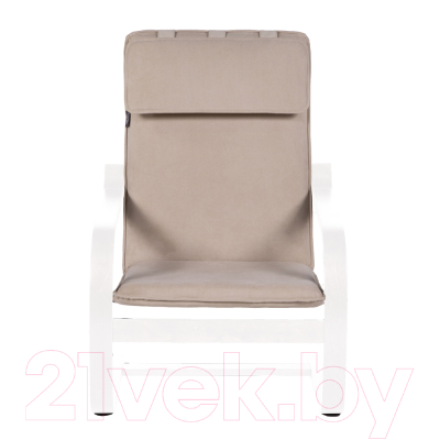 Кресло мягкое Мебелик Малави (твист 02/береза белая)
