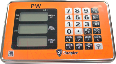 Весы платформенные Shtapler PW 300 42x52 / 71057110 (беспроводные)