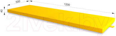 Гимнастический мат Romana 5.097.04 (желтый)