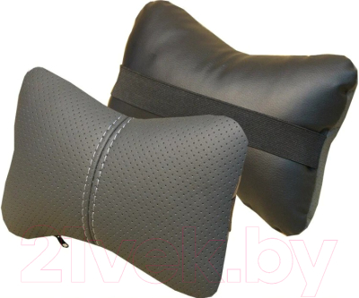 Комплект подушек для автомобиля CarFashion 41099 (2шт, черный/серый)