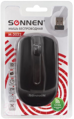 Мышь Sonnen M-3032 (черный)