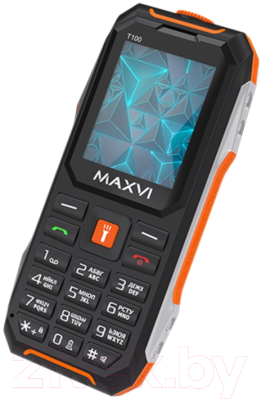 Мобильный телефон Maxvi T100 (оранжевый)