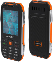 Мобильный телефон Maxvi T101 (оранжевый) - 