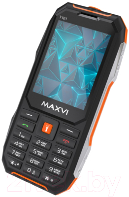Мобильный телефон Maxvi T101 (оранжевый)