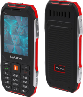 Мобильный телефон Maxvi T101 (красный) - 