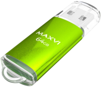 Usb flash накопитель Maxvi MP 64GB 2.0 (зеленый) - 
