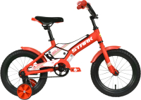 Детский велосипед STARK Tanuki 14 Boy 2023 (красный/белый) - 