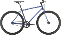 Велосипед STARK Terros 700 S 2023 (18, фиолетовый/бирюзовый) - 