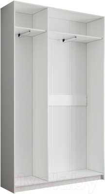 Шкаф-гармошка Евва Лайн ЛН-3D.240.44(2Z/2Z/2Z) (бодега белый)