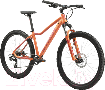 Велосипед STARK Viva 27.2 HD 2023 (14.5, светло-оранжевый/красный)