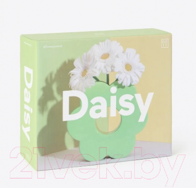 Ваза Doiy Daisy / DYVADAIGR (зеленый)