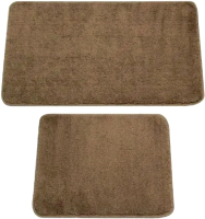 Набор ковриков для ванной и туалета Gokyildiz Maxiform 50x80+50x40 / DUZ-5013-BROWN - 