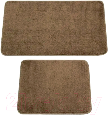 Набор ковриков для ванной и туалета Gokyildiz Maxiform 50x80+50x40 / DUZ-5013-BROWN