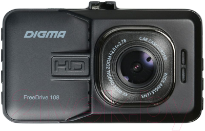 Автомобильный видеорегистратор Digma FreeDrive 108 (черный)