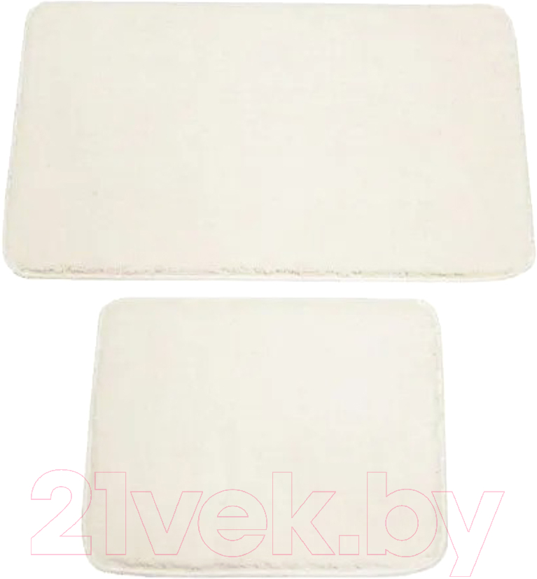 Набор ковриков для ванной и туалета Gokyildiz Maxiform 60x100+60x50 / DUZ-0005-CREAM