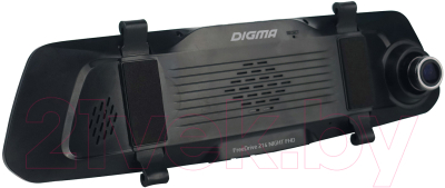 Видеорегистратор-зеркало Digma FreeDrive 214 Night FHD (черный)