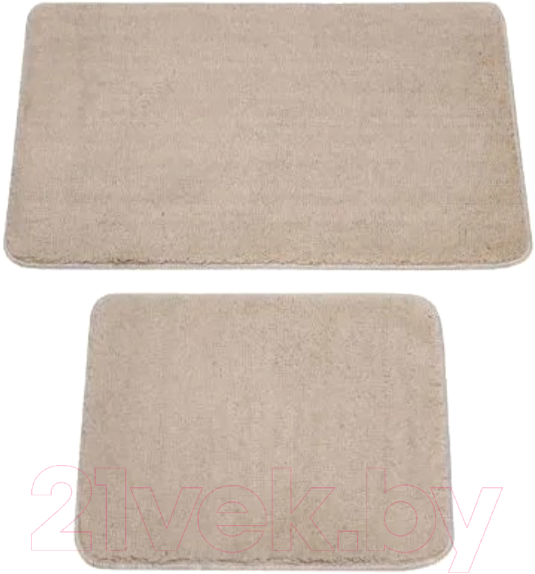 Набор ковриков для ванной и туалета Gokyildiz Maxiform 60x100+60x50 / DUZ-4503-BEIGE