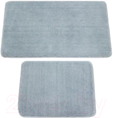 Набор ковриков для ванной и туалета Gokyildiz Maxiform 60x100+60x50 / DUZ-6008-BLUE