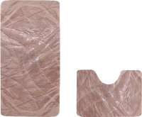 

Набор ковриков для ванной и туалета, Standart 50x80+50x40 / CROSS-4542-MINK