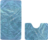 Набор ковриков для ванной и туалета Gokyildiz Standart 50x80+50x40 / CROSS-6047-SKY-BLUE - 