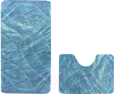Набор ковриков для ванной и туалета Gokyildiz Standart 50x80+50x40 / CROSS-6047-SKY-BLUE