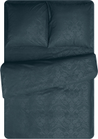 Комплект постельного белья Amore Mio Мако-сатин Royal GR Микрофибра Евро / 58242 (бирюзовый) - 