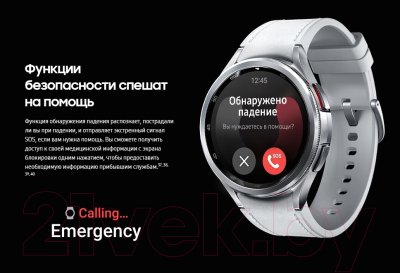 Умные часы Samsung Galaxy Watch 6 Classic 43mm / SM-R950 (серебристый)