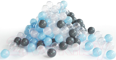 Шары для сухого бассейна Romana 3-602 (150шт, голубой/серый/жемчужный/прозрачный)