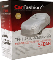 Чехол на автомобиль CarFashion Sedan Classic A HatchBack / 42120 (серебристый) - 