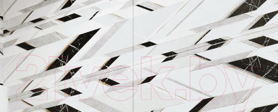 Декоративная плитка Beryoza Ceramica Верди (750x250, белый)