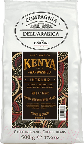 Кофе в зернах Compagnia Dell'Arabica Кения АА Уошт