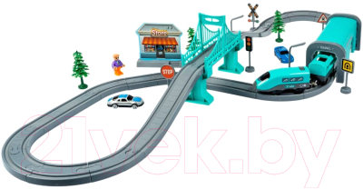 Железная дорога игрушечная Bondibon С электропоездом Город / ВВ6076