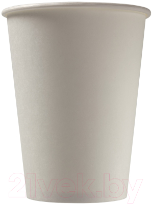 Набор бумажных стаканов Паксервис 300мл / DW90-430 (400шт, белый)
