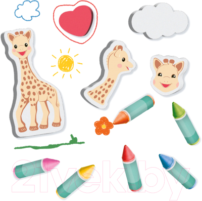 Набор для творчества SES Creative My First Sophie La Girafe / 14498 (6цв)