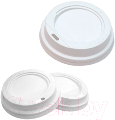 Изображение товара Набор крышек для стаканов Каштан 80мм / УК-81К (2000шт, белый)