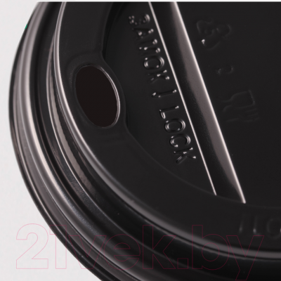 Изображение товара Набор крышек для стаканов Каштан 80мм / УК-81К (2000шт, черный)