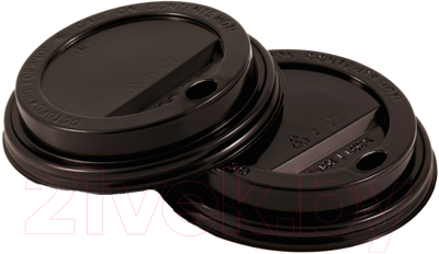 Изображение товара Набор крышек для стаканов Каштан 80мм / УК-81К (2000шт, черный)